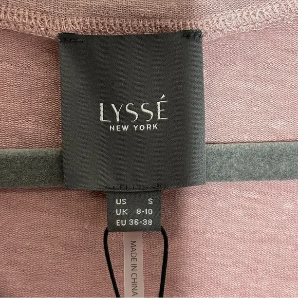 NWT Lysse Classic Scoop-Neck Linen Jersey Tee - Picture 8 of 14